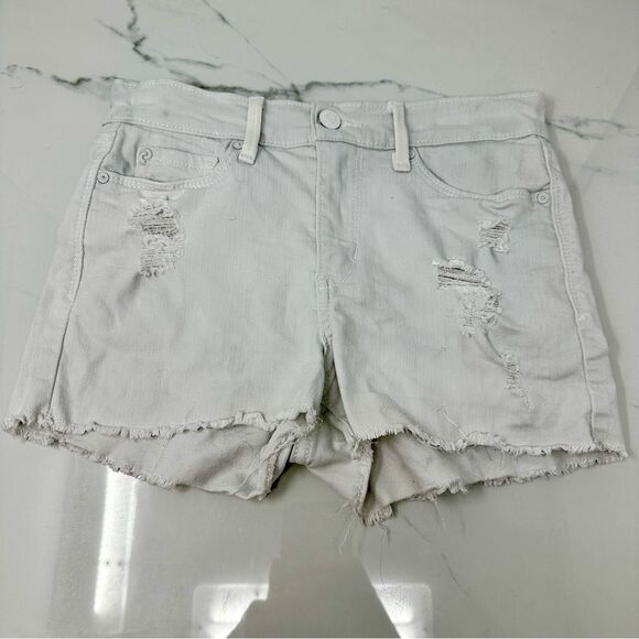 Denizen Distressed High Rise Jean Shorts- Size 26 - Picture 1 of 10